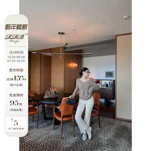 重磅赛洛纺塑形高弹立体微喇九分裤 RRB Design