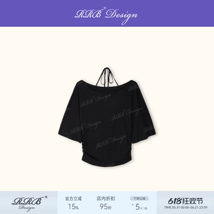 RRB Design 强推轻薄高支棉系带两穿宽松显瘦百搭短袖T恤