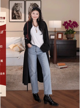 RRB Design「经典英伦」牛皮粗跟方头切尔西靴