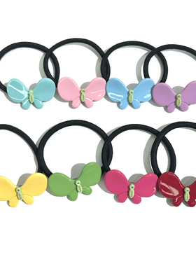 韩饰AZ饰品可爱甜美蝴蝶发圈发绳发饰