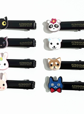 韩饰AZ饰品头饰雅致镶钻彩色可爱小动物发卡鸭嘴夹YZJ0608