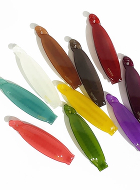 韩饰AZ饰品头饰雅致果冻色素面椭圆香蕉卡后脑勺女XJQ0087