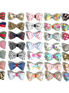 韩饰AZ饰品头饰雅致素面案嘟嘟蝴蝶结边卡扣卡女BQ1689