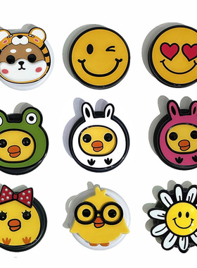 韩国AZNAVOUR饰品醋酸雅致镶钻小动物圆片花朵气囊手机托SJT0088