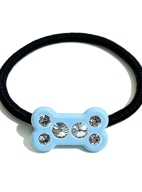 韩饰AZ饰品头饰头绳雅致镶钻小巧骨头皮筋发圈女FQ1360