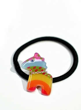 韩饰GRAIN de BEAUTE/Aznavour饰品可爱彩色小马发圈女FQ1367