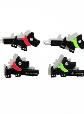 韩饰AZ饰品头饰雅致镶钻围脖小狗边卡扣卡鸭嘴夹BQ1733