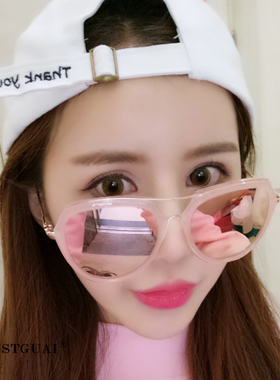 新款炫彩太阳镜男女户外防晒