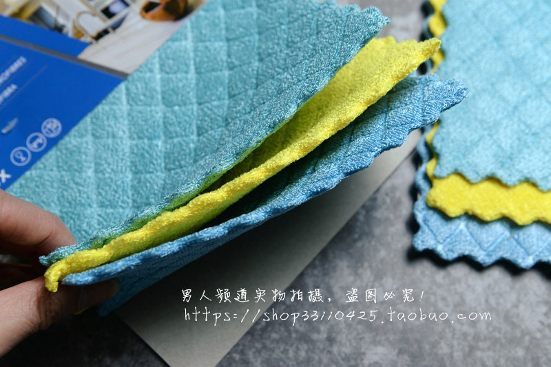 超细纤维吸水速干抹布百洁布