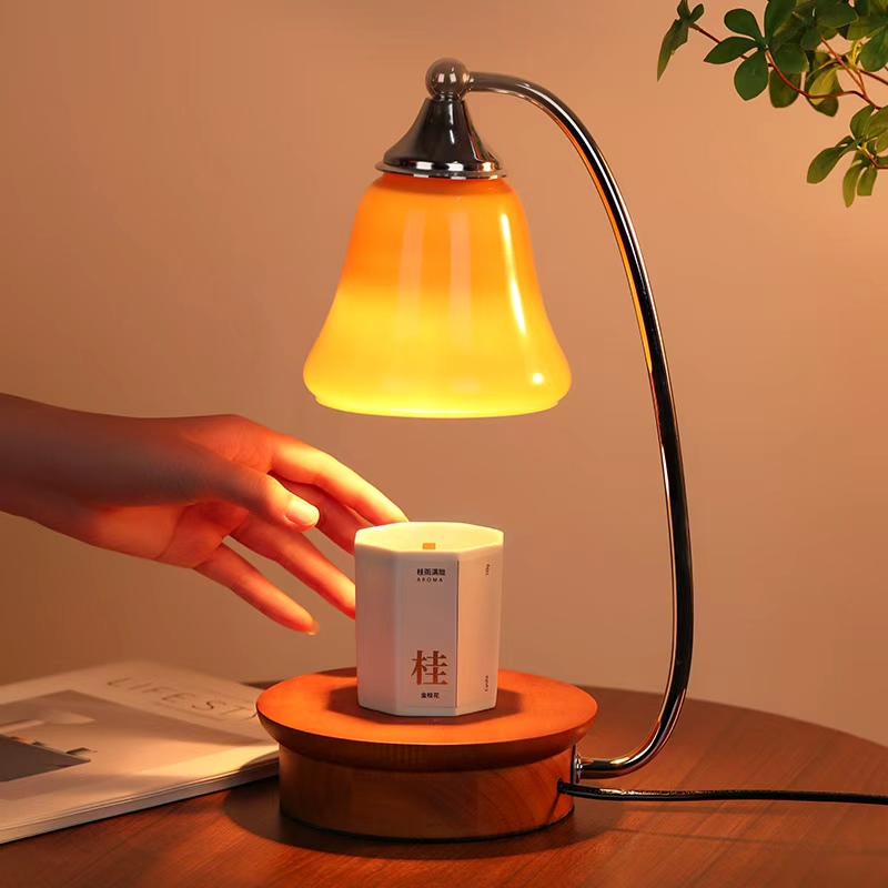 【圣诞礼物】香薰蜡烛融烛灯小夜灯卧室高级复古台灯生日礼物