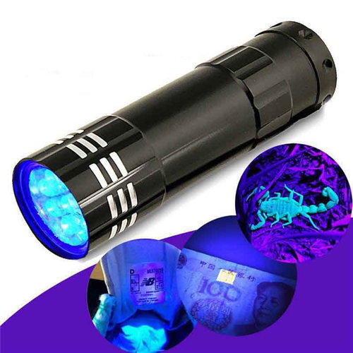 紫光led7号烟酒防伪强光手电筒