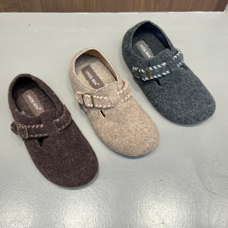 十三行女鞋实拍加绒