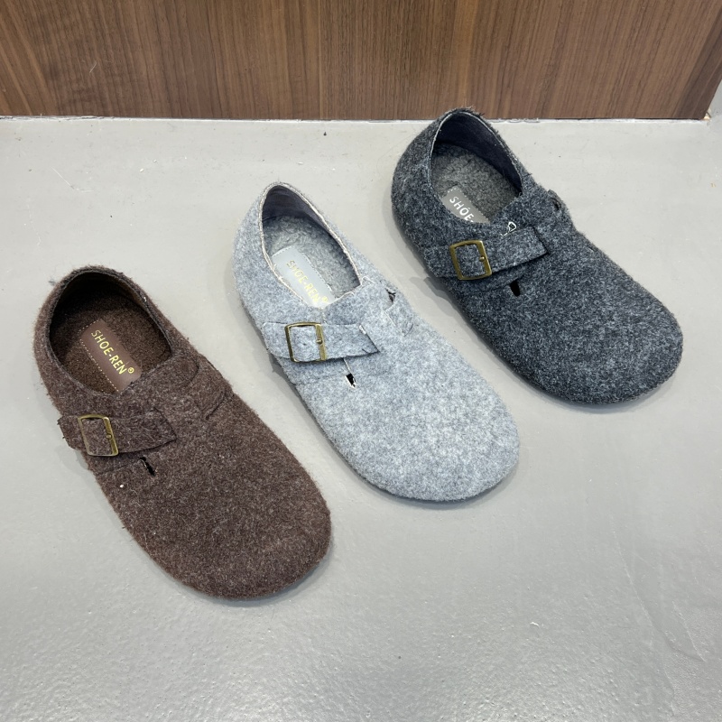 十三行女鞋实拍加绒