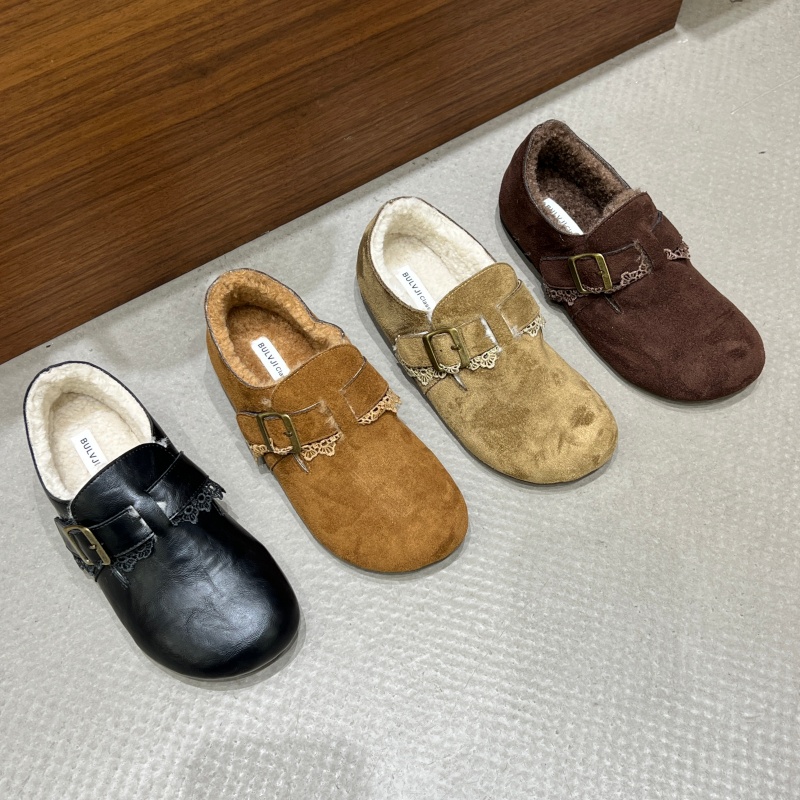 十三行女鞋实拍加绒