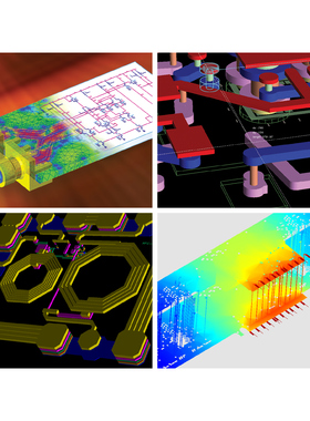 ansys electronics高频低频电磁场仿真信号完整性分析电磁EM代做