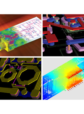 ansys electronics高频低频电磁场仿真信号完整性分析电磁EM代做