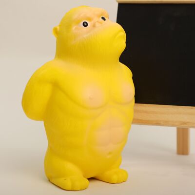 解压捏捏乐傲娇黄总慢回弹PU发泄玩具解压神器卡通玩偶新奇特玩具