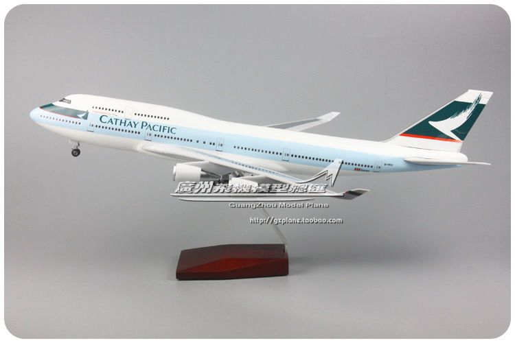 国泰航空波音B747-400客机模型