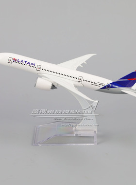 智利拉塔姆航空LATAM波音 B787 CC-BGK 合金仿真飞机模型 16cm