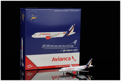Avianca合金仿真空客飞机模型