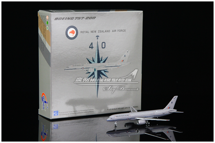 JCWINGS XX4468 新西兰空军 波音 B757-200 NZ7572 飞机模型1:400 玩具/童车/益智/积木/模型 飞机模型 原图主图