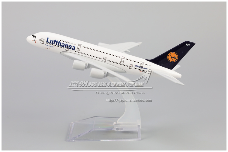 飞机模型DIY汉莎航空仿真合金380