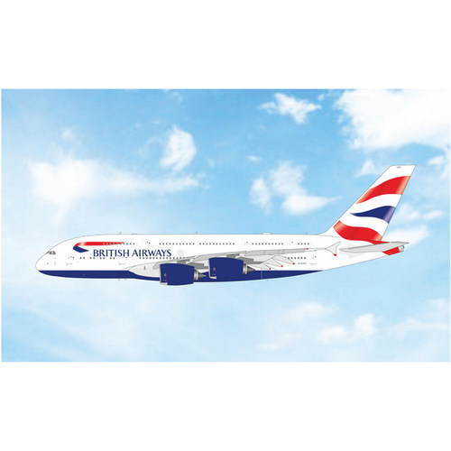 英国航空A380合金仿真飞机模型