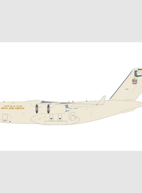 预GeminiJets G2UAF1471 阿联酋空军 C-17A 1228 飞机模型 1:200