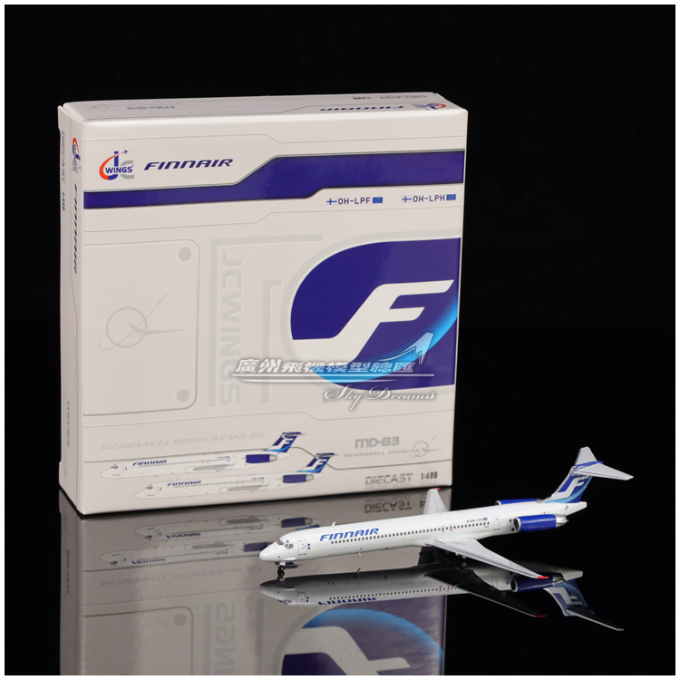 芬兰航空MD-83飞机模型1400