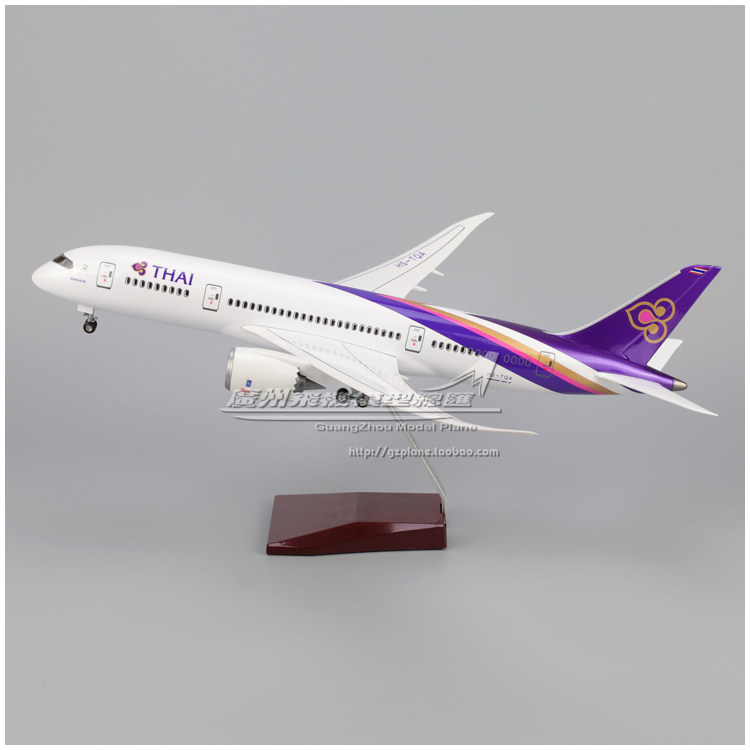 泰国航空波音B787飞机模型摆件