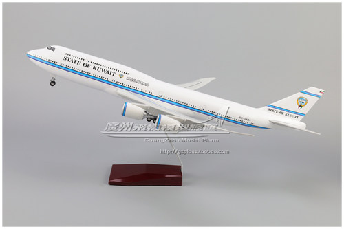 飞机模型DIY科威特航空B747-8