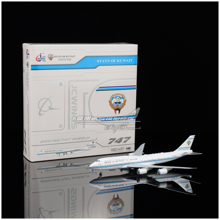 科威特波音B747-8飞机模型