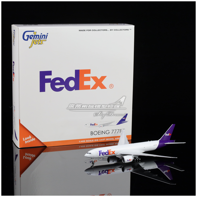 FedEx波音飞机模型收藏合金仿真