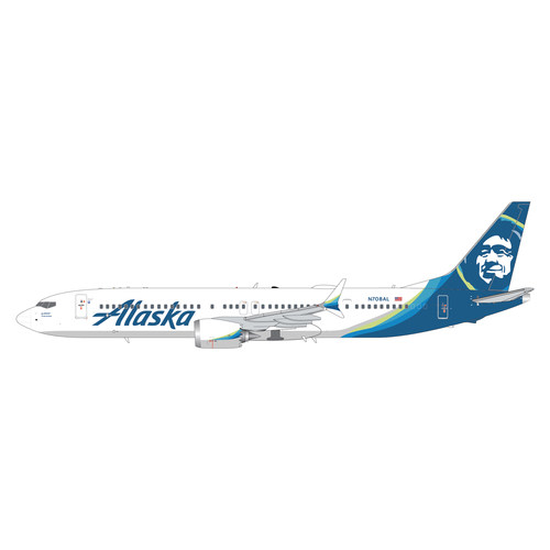 阿拉斯加航空B737MAX9飞机模型