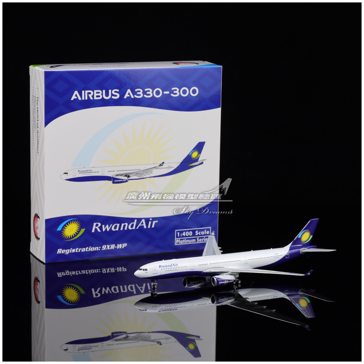 RwandAir合金仿真收藏摆件空客