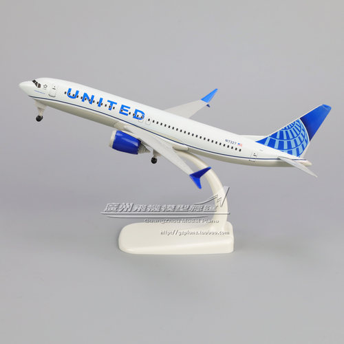 美国联合航空波音B737MAX飞机