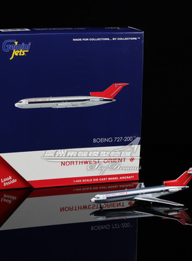 GeminiJets GJNWA2354 美国西北东方航空B727-200 N298US 1:400