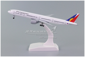 菲律宾航空波音B777-300ER RP-C7777 1:400 合金客机飞机模型19cm