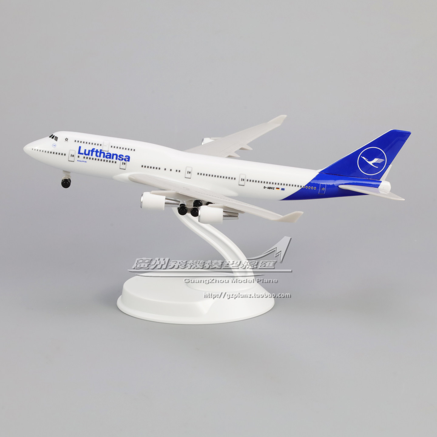 德国汉莎航空波音B747飞机模型