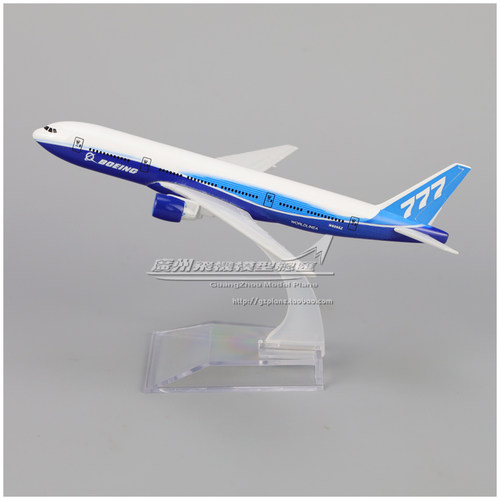 波音boeingB777原型飞机模型
