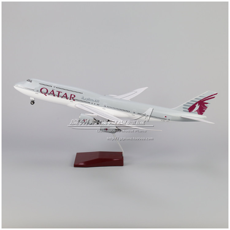 卡塔尔航空B747-8飞机模型