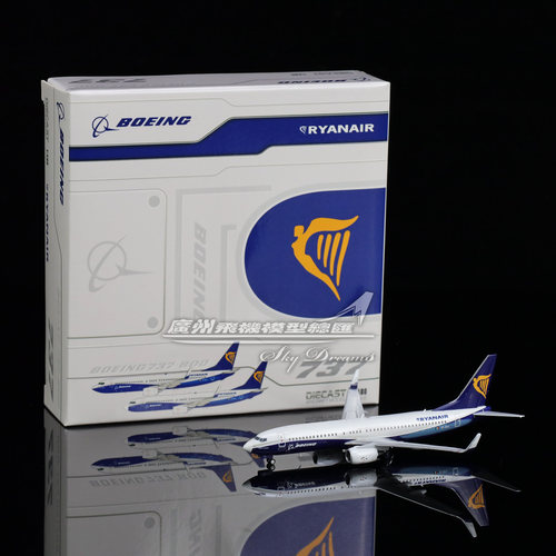 瑞安航空仿真B737-800飞机模型