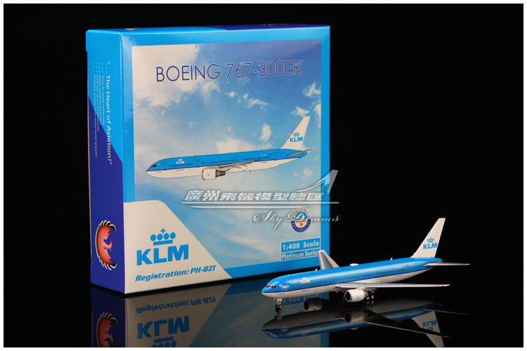 KLM波音客机boeing仿真合金飞机