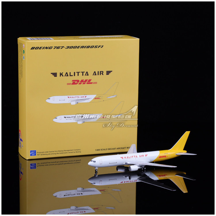 合金仿真飞机模型Kalitta收藏