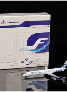 JCWINGS XX40103 Finnair 芬兰航空 MD-83 OH-LPH 飞机模型 1:400