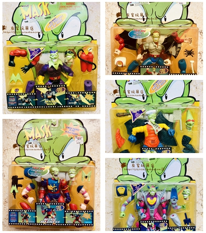 Kenner 变相怪杰 绝版 摩登大圣 The Mask 动画版模型可换装盒装