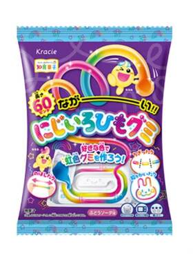 日本食玩嘉娜宝长条彩虹造型手工diy可食迷你糖果儿童生日礼物