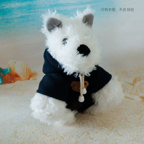 西高地娃衣服裙子T恤科菲尔套装