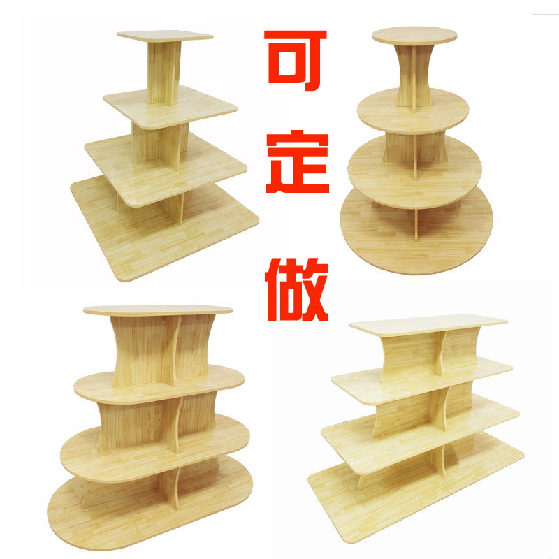 圆形红酒柜木质圆形木质货架