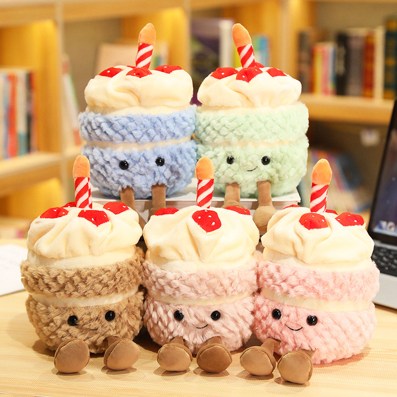 仿真小蛋糕公仔毛绒玩具